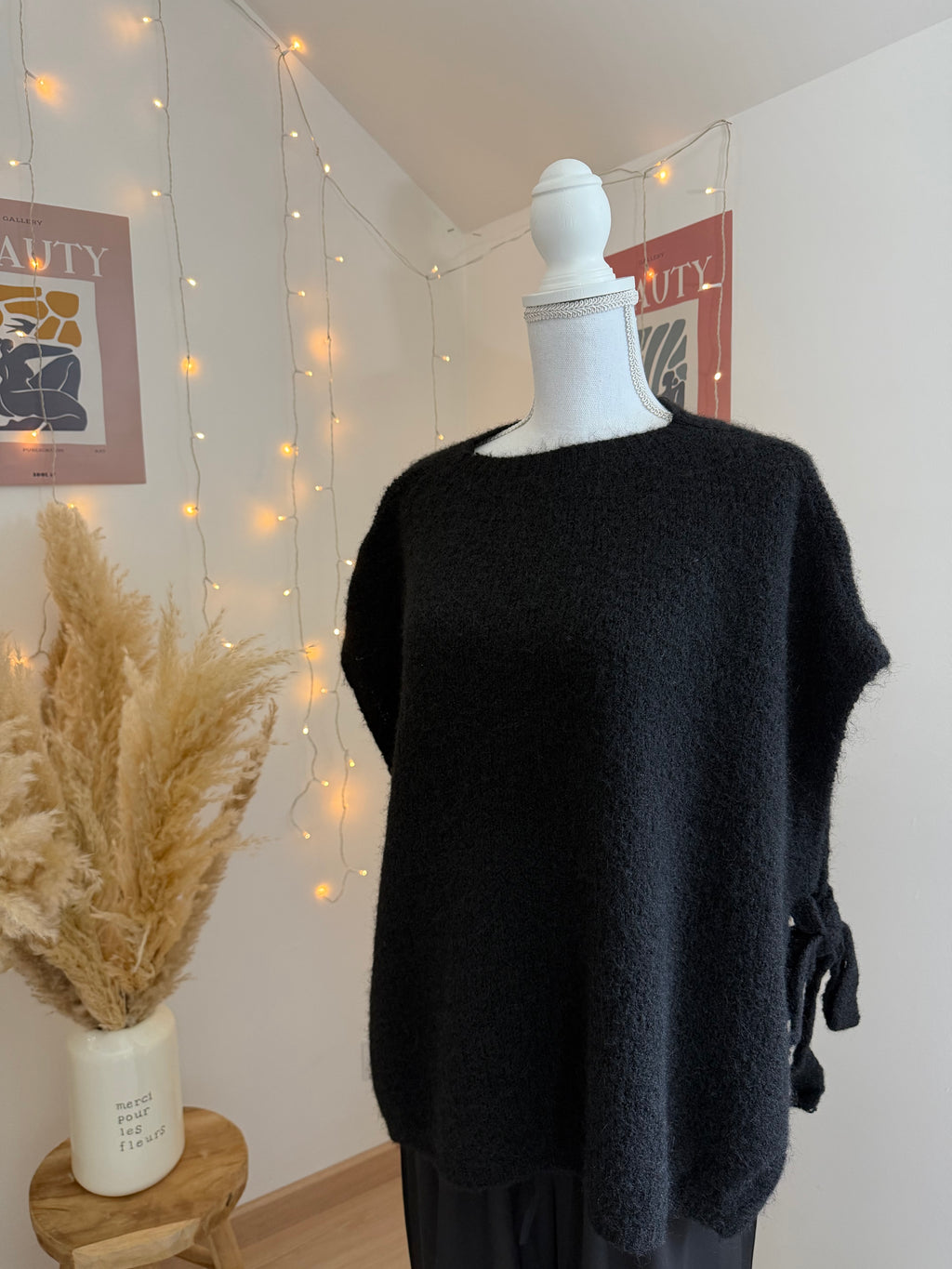 Pull noeuds noir