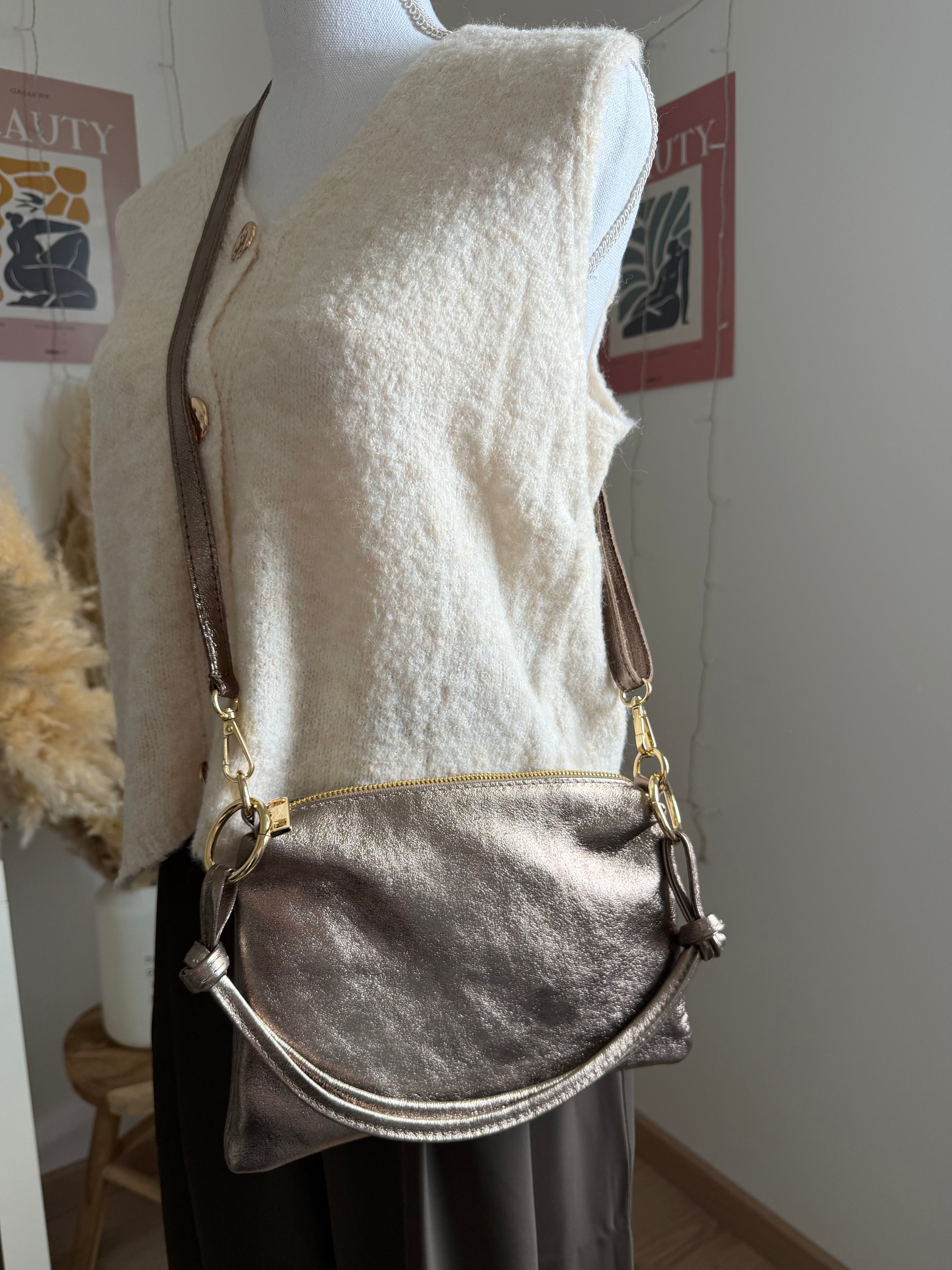 Sac à bandoulière 100% cuir