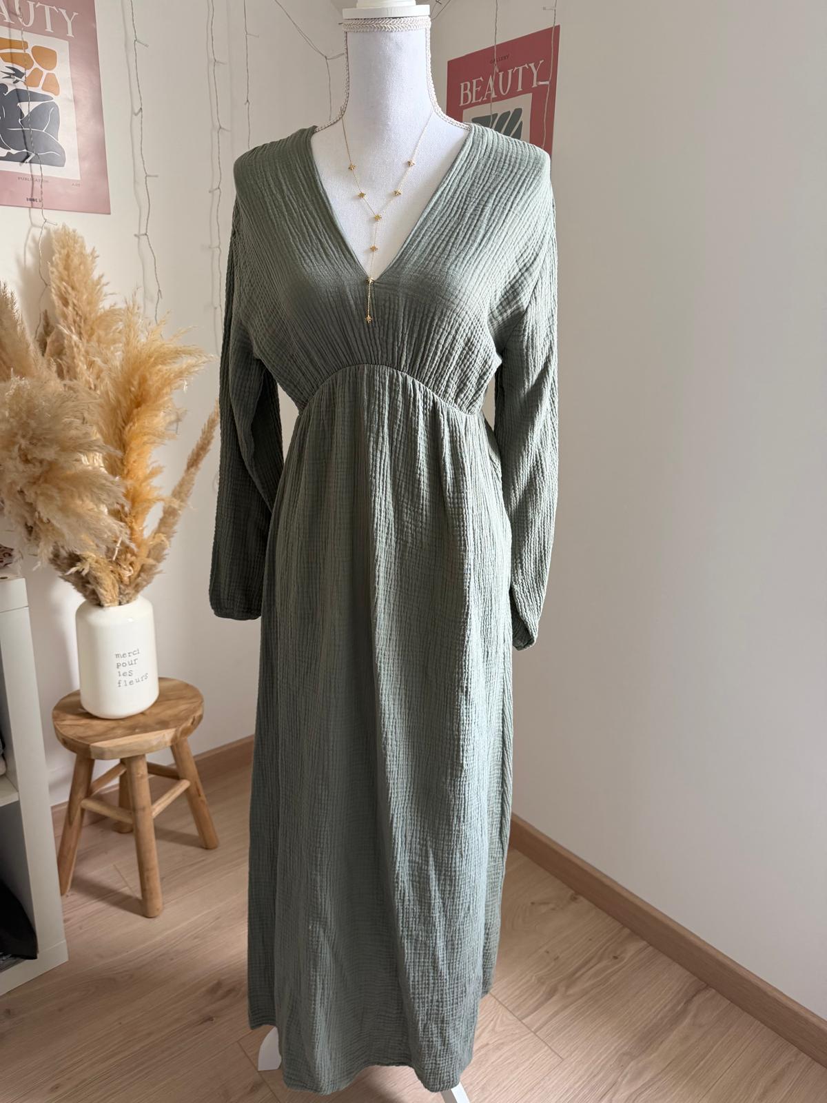 Robe longue Gaze de Coton