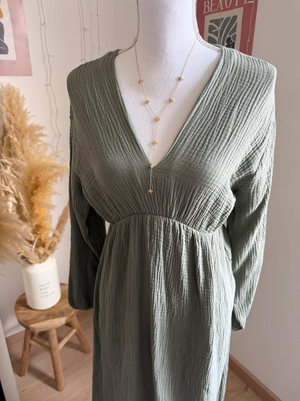 Robe longue Gaze de Coton